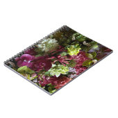 Elegant Floral Arrangement Botanical Notebook Notizblock (Linke Seite)