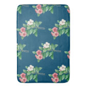 Elegant Floral Badematte (Vorderseite Vertikal)