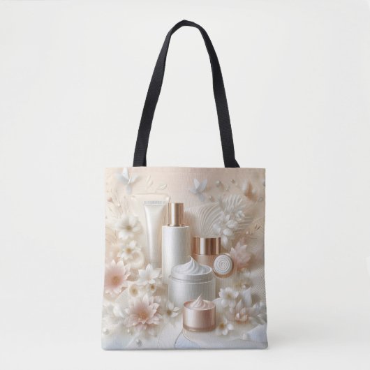 Elegant Floral Beauty Cosmetic Salon Makeup Tasche (Vorderseite)