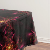 Elegant Floral Blume Tablecloth 60"x84"