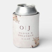 Elegant Floral Boho Wedding Dosenkühler (Kanne Vorderseite)