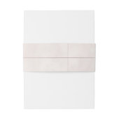 Elegant Floral Boho Wedding Einladungsbanderole (Rückseitenbeispiel)