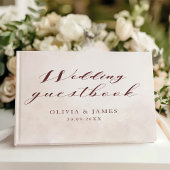 Elegant Floral Boho Wedding Gästebuch