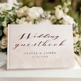 Elegant Floral Boho Wedding Gästebuch