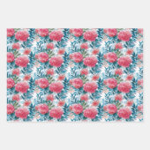 Elegant Floral Botanisch Geschenkpapier Set (Vorderseite 3)