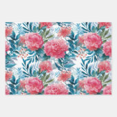 Elegant Floral Botanisch Geschenkpapier Set (Vorderseite 2)