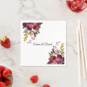 Elegant Floral Bouquet Serviette (Beispiel)