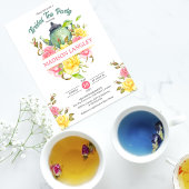 Elegant Floral Bridal Tea Einladung