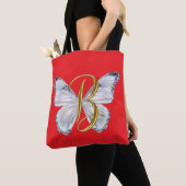 Elegant Floral Butterfly Letter B - Artistic Monog Tasche (Von Nahem)