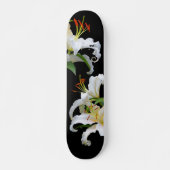 Elegant Floral Casablanca Skateboard (Vorne)
