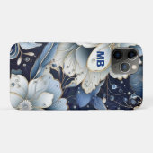 Elegant Floral Case-Mate iPhone Hülle (Rückseite (Horizontal))