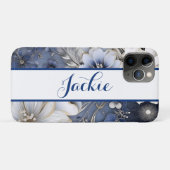 Elegant Floral Case-Mate iPhone Hülle (Rückseite (Horizontal))