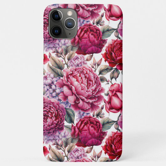 Elegant Floral Case-Mate iPhone Hülle (Rückseite)