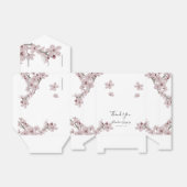 Elegant Floral Cherry Blossom Hochzeit Geschenkschachtel (Ungefaltet)