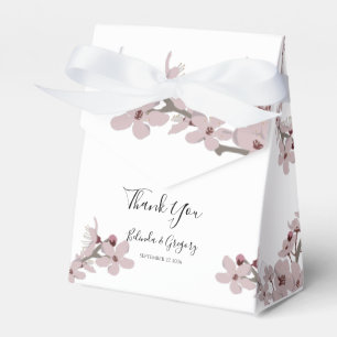 Elegant Floral Cherry Blossom Hochzeit Geschenkschachtel