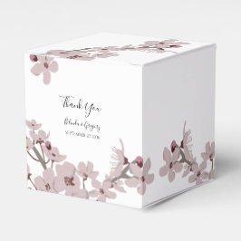 Elegant Floral Cherry Blossom Hochzeit Geschenkschachtel