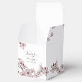 Elegant Floral Cherry Blossom Hochzeit Geschenkschachtel (Geöffnet)