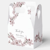 Elegant Floral Cherry Blossom Hochzeit Geschenkschachtel (Geöffnet)