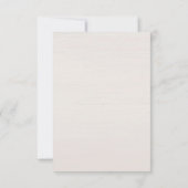 Elegant floral Clean Lavender Wedding Einladung (Rückseite)