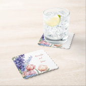 Elegant Floral Coaster Untersetzer (Vor Ort)