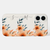 Elegant Floral Custom iPhone / iPad Gehäuse Case-Mate iPhone Hülle (Rückseite (Horizontal))