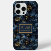 Elegant Floral Custom Name iPhone Sweet 16 Gift Case-Mate iPhone Hülle (Rückseite)