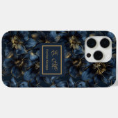 Elegant Floral Custom Name iPhone Sweet 16 Gift Case-Mate iPhone Hülle (Rückseite (Horizontal))