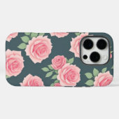 Elegant Floral Design iPhone Case (Rückseite (Horizontal))