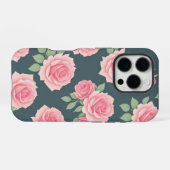 Elegant Floral Design iPhone Case Hülle (Rückseite (Horizontal))