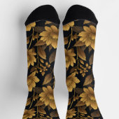 Elegant floral design  socken (Oben)