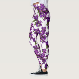 Elegant floral Dutch Iris Lila Sensation Blume Leggings