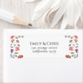 Elegant Floral Eucalyptus Wedding Address (Insitu)