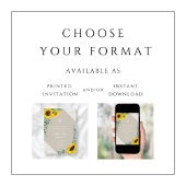 Elegant Floral First Communion Einladung