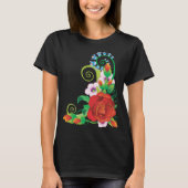  “Elegant Floral Flourish” T-Shirt (Vorderseite)