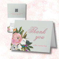 Elegant Floral Foto Link 90. Geburtstagsparty