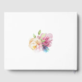 Elegant Floral Gästebuch (Rückseite)