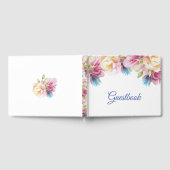 Elegant Floral Gästebuch (Voll)