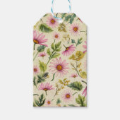 Elegant Floral Geschenkanhänger (Vorderseite)