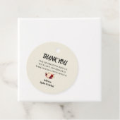 Elegant Floral Geschenkanhänger (Beispiel)