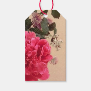 Elegant Floral Geschenkanhänger