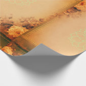 Elegant Floral Geschenkpapier (Ecke)