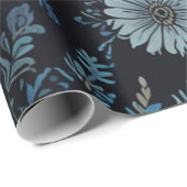 Elegant Floral Geschenkpapier (Rolleneckpunkt)