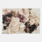 Elegant Floral Geschirrtuch (Horizontal)