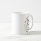 Elegant Floral Gift for Mother Kaffeetasse (VorderseiteRechts)