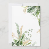 Elegant Floral Graduation Celebration Invitation Einladung (Rückseite)