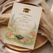 Elegant Floral Graduation Party Celebration