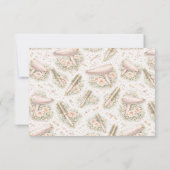 Elegant Floral Hair Stylist Dankeskarte (Rückseite)