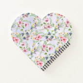 Elegant Floral Heart Frame: for Every Occasion Notizblock (Rückseite)
