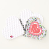 Elegant Floral Heart Frame: for Every Occasion Notizblock (Innenseite)