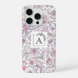 Elegant Floral iPhone 15 Pro Fall für sie Hülle